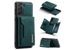 Чехол MyPads Винтажный Магнитный для Samsung S21 / Samsung S21 (Зеленый)