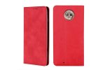 Чехол-книжка MyPads для Motorola Moto G6 / Моторола Мото G6 мягкое прикосновение (красный)