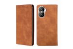 Чехол-книжка MyPads для Honor X50i / Honor 90 Lite мягкое прикосновение светло-коричневый
